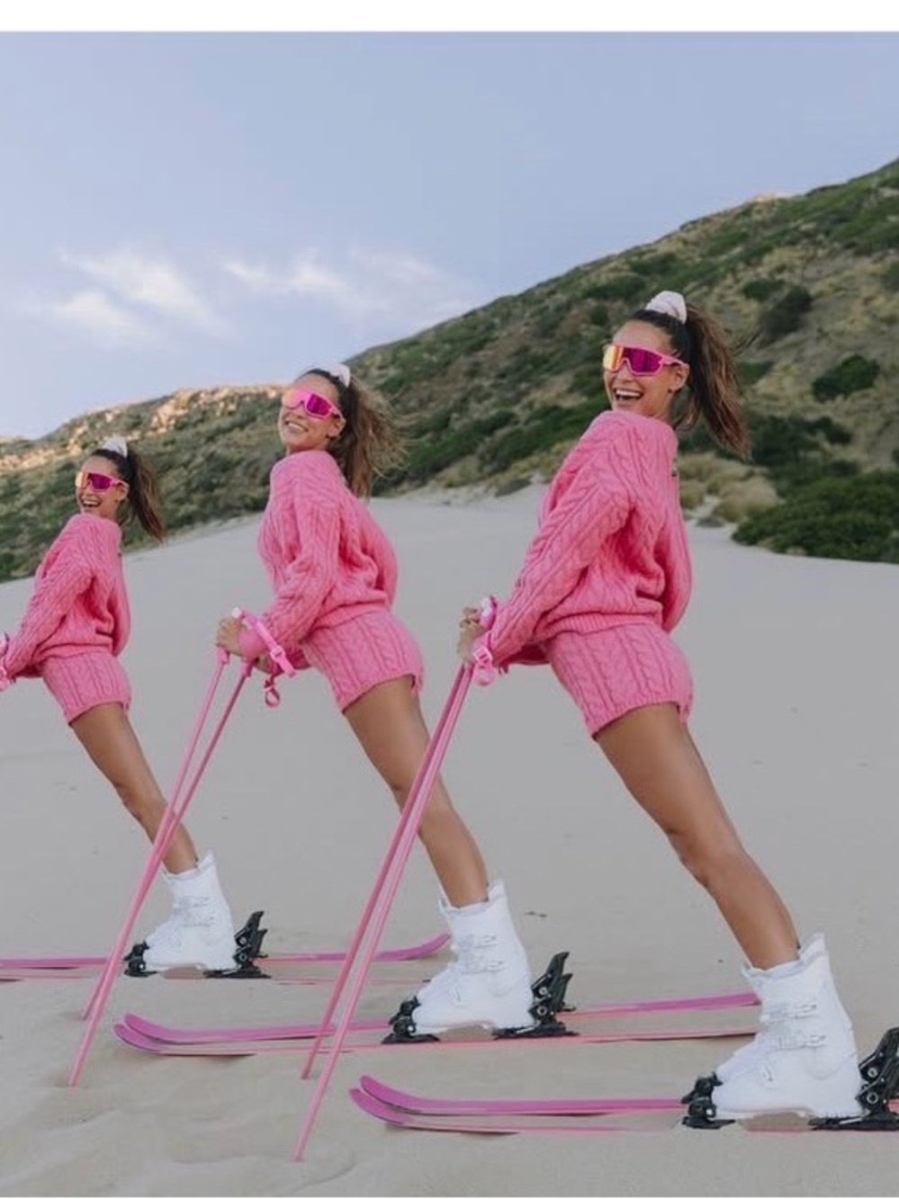 Daily Drills Cable Knit Sweater and Shorts Set Cheeks